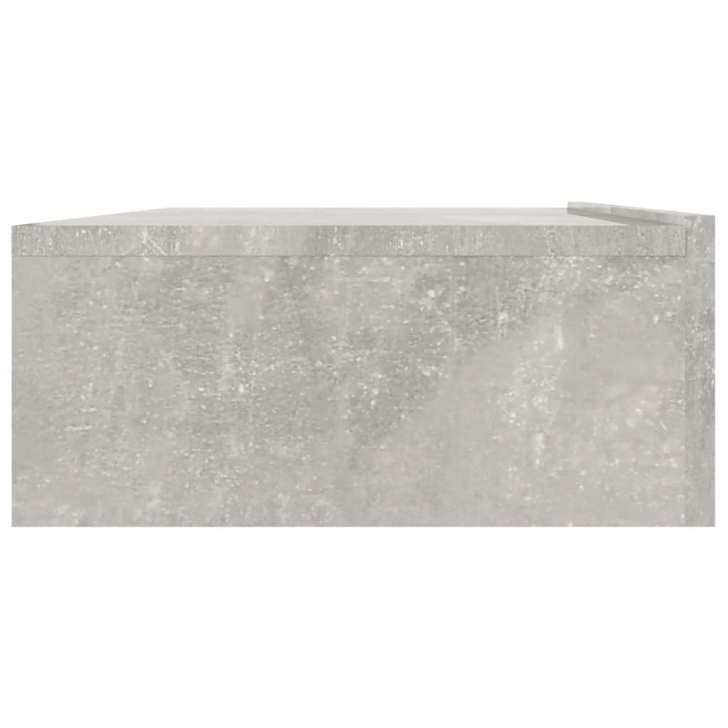 Tv-Meubel Met Led-Verlichting 90X35X15,5 Cm Betongrijs