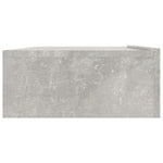 Tv-Meubel Met Led-Verlichting 90X35X15,5 Cm Betongrijs