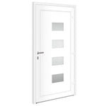 Voordeur 110X210 Cm Aluminium En Pvc Wit