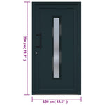 Voordeur Pvc Kleurig