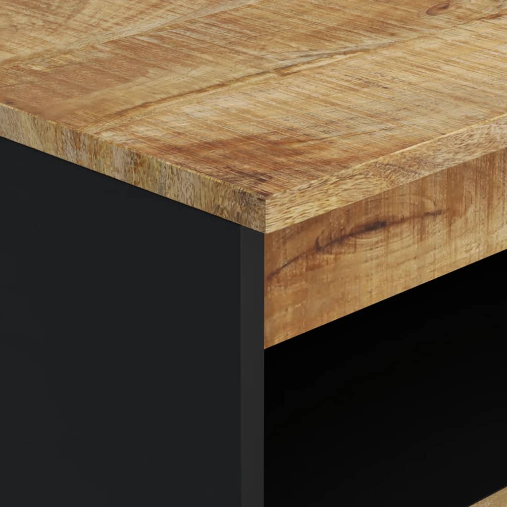 Dressoir Met 2 Deuren 60X33X75 Cm Massief Mangohout