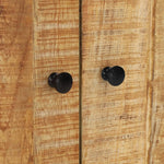 Dressoir Met 2 Deuren 60X33X75 Cm Massief Mangohout