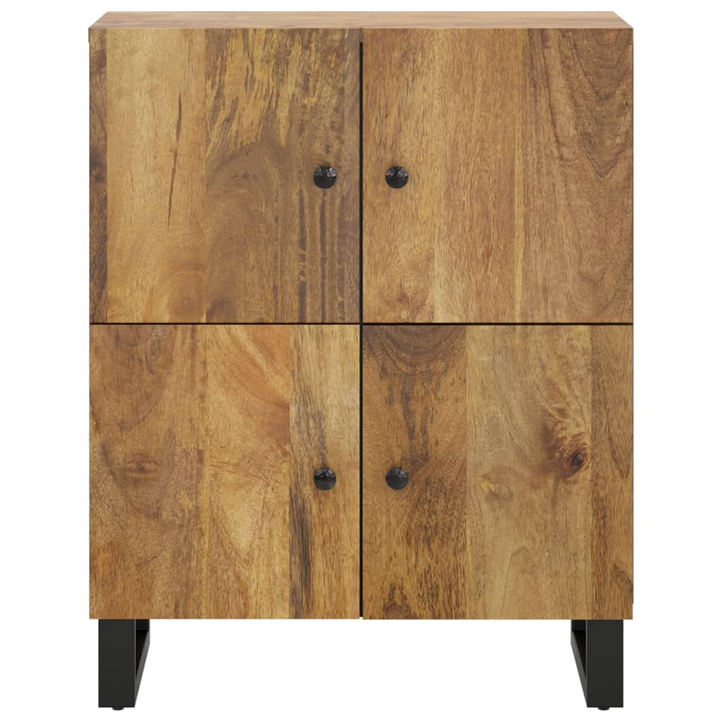 Dressoir Met 4 Deuren 60X33X75 Cm Massief Mangohout