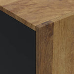 Dressoir Met 4 Deuren 60X33X75 Cm Massief Mangohout