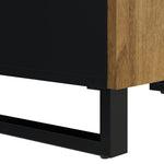 Dressoir Met 4 Deuren 60X33X75 Cm Massief Mangohout
