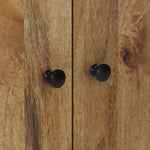 Dressoir Met 4 Deuren 60X33X75 Cm Massief Mangohout