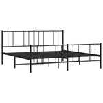 Bedframe Met Hoofd- En Voeteneinde Metaal