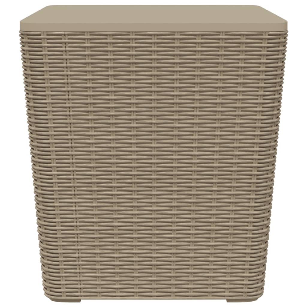 Tuintafel Met Afneembaar Deksel Polypropeen Lichtbruin