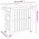 Serveerwagen 3-In-1 Polypropeen