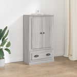 Hoge Kast 60X35,5X103,5 Cm Bewerkt Hout
