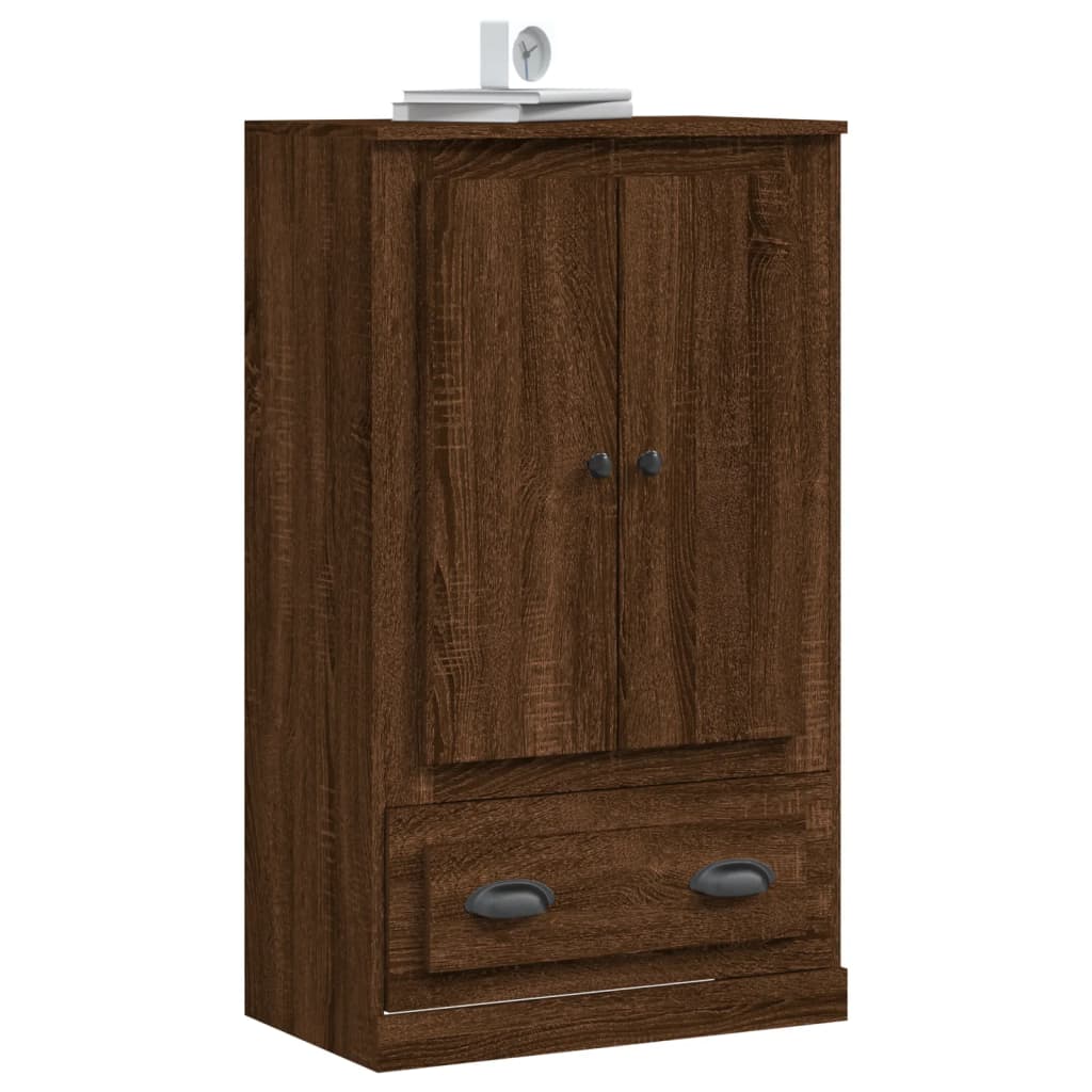Hoge Kast 60X35,5X103,5 Cm Bewerkt Hout