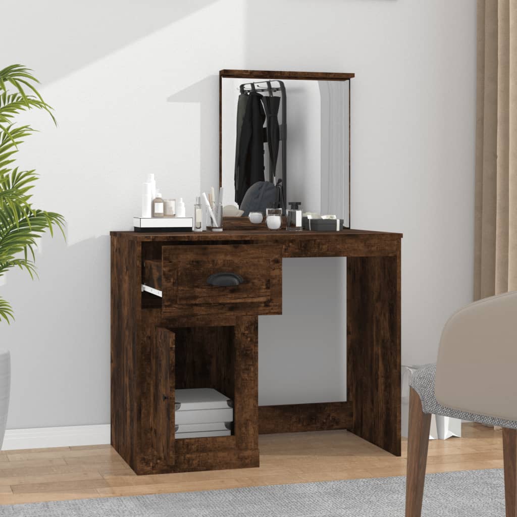 Kaptafel 90X50X132,5 Cm Bewerkt Hout