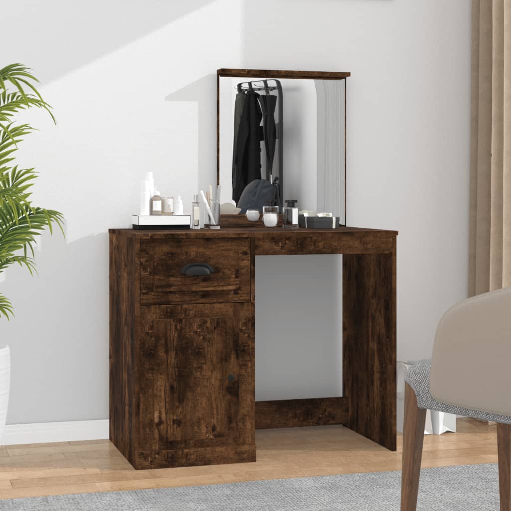 Kaptafel 90X50X132,5 Cm Bewerkt Hout