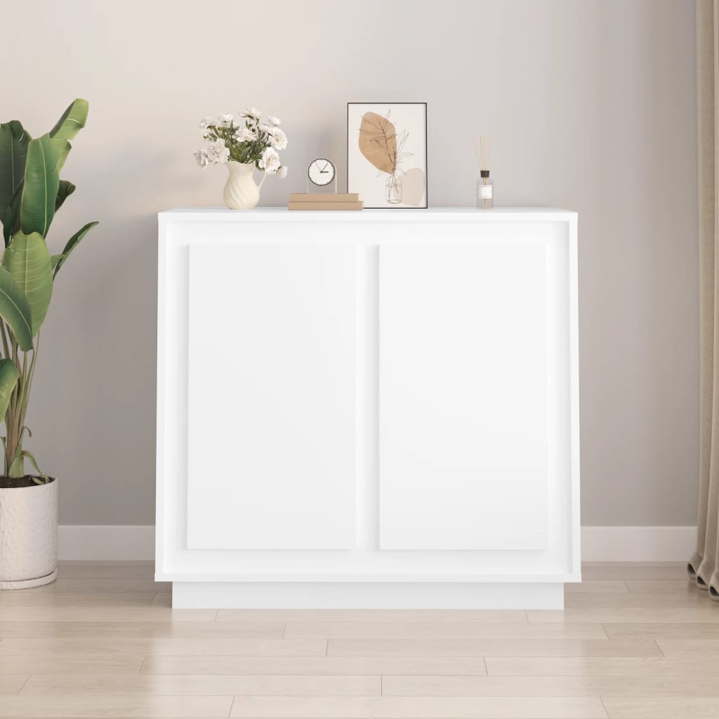 Dressoir 80X34X75 Cm Bewerkt Hout