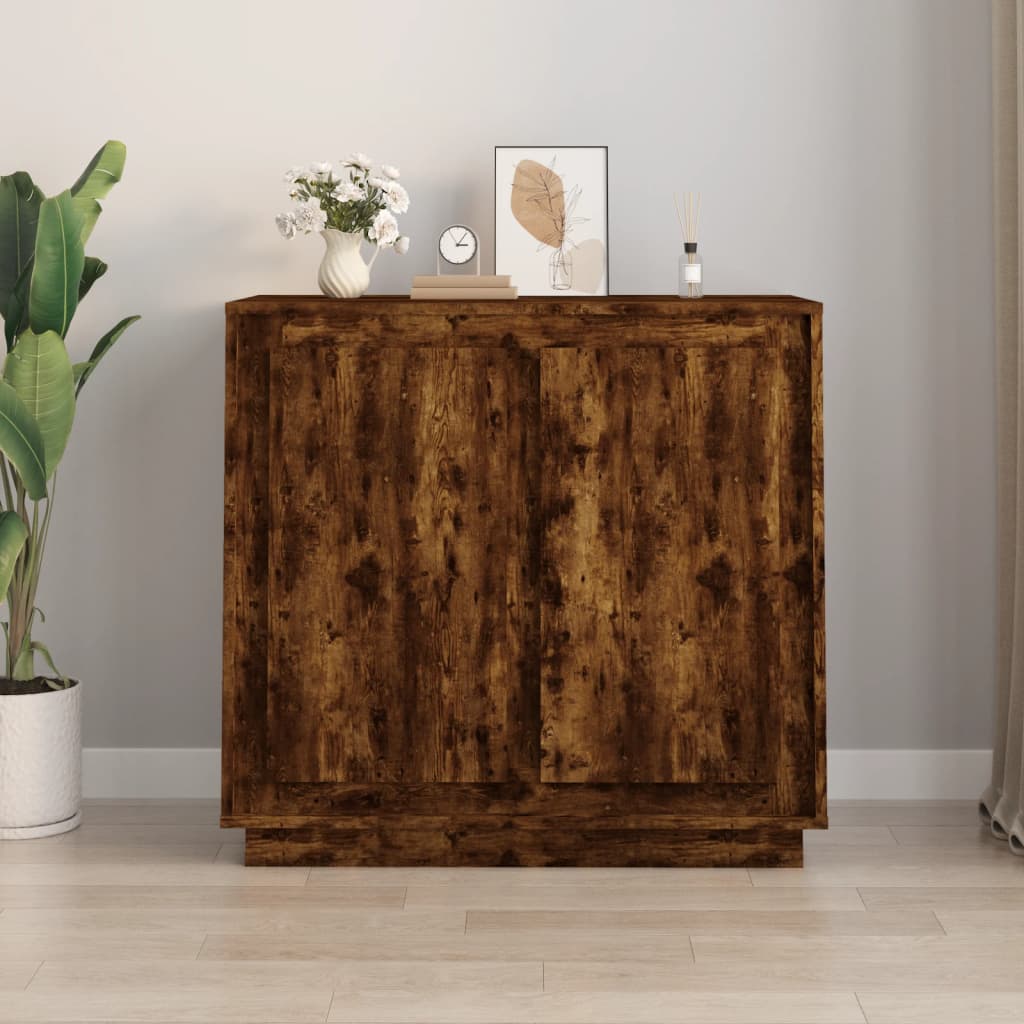 Dressoir 80X34X75 Cm Bewerkt Hout