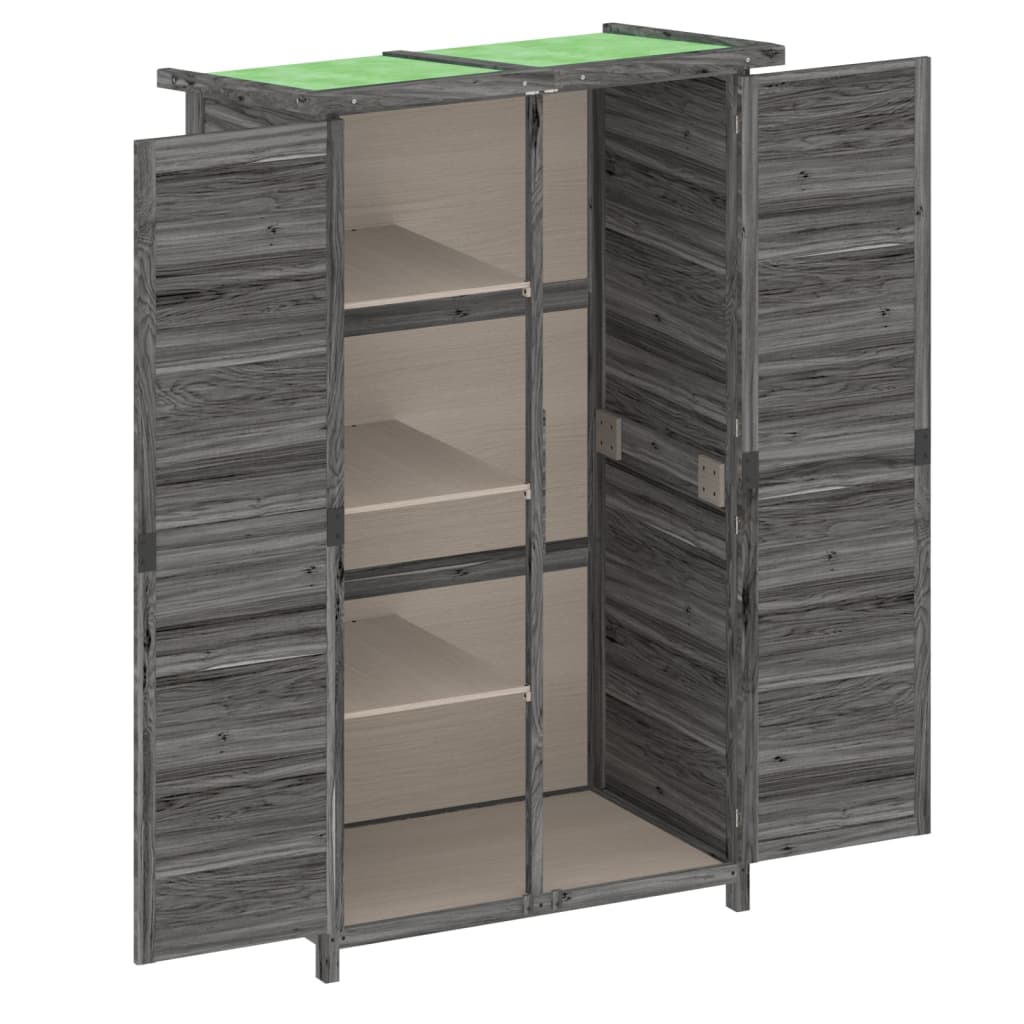 Tuinschuur 83X57X140 Cm Massief Grenenhout