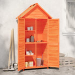 Tuinschuur 89X52,5X175 Cm Massief Grenenhout