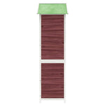 Tuinschuur 120X53,5X170 Cm Massief Grenenhout Kleurig