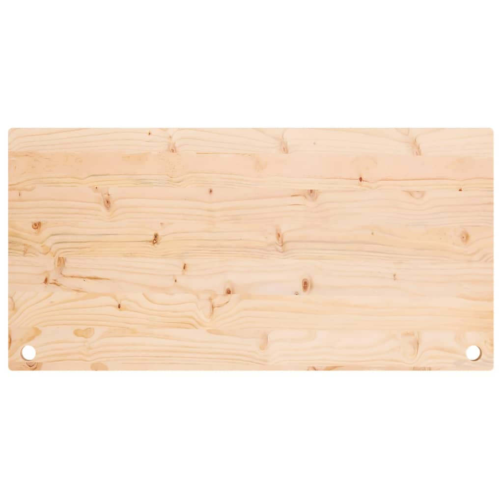 Bureaublad 100X60X2,5 Cm Massief Grenenhout