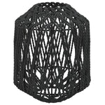 Lampenkap Ø23X28 Cm Ijzer En Papier Zwart