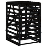 Containerberging Dubbel Massief Grenenhout Zwart
