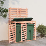Containerberging Dubbel Massief Grenenhout Zwart