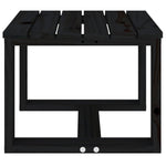 Tuinbijzettafel 40X38X28,5 Cm Massief Grenenhout Zwart