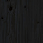 Containerberging 84X90X128,5 Cm Massief Grenenhout Zwart