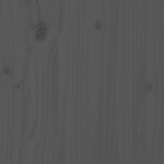 Parasolvoetbedekking Massief Grenenhout Grijs