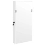 Sieradenkast Met Spiegel En Led Wandgemonteerd