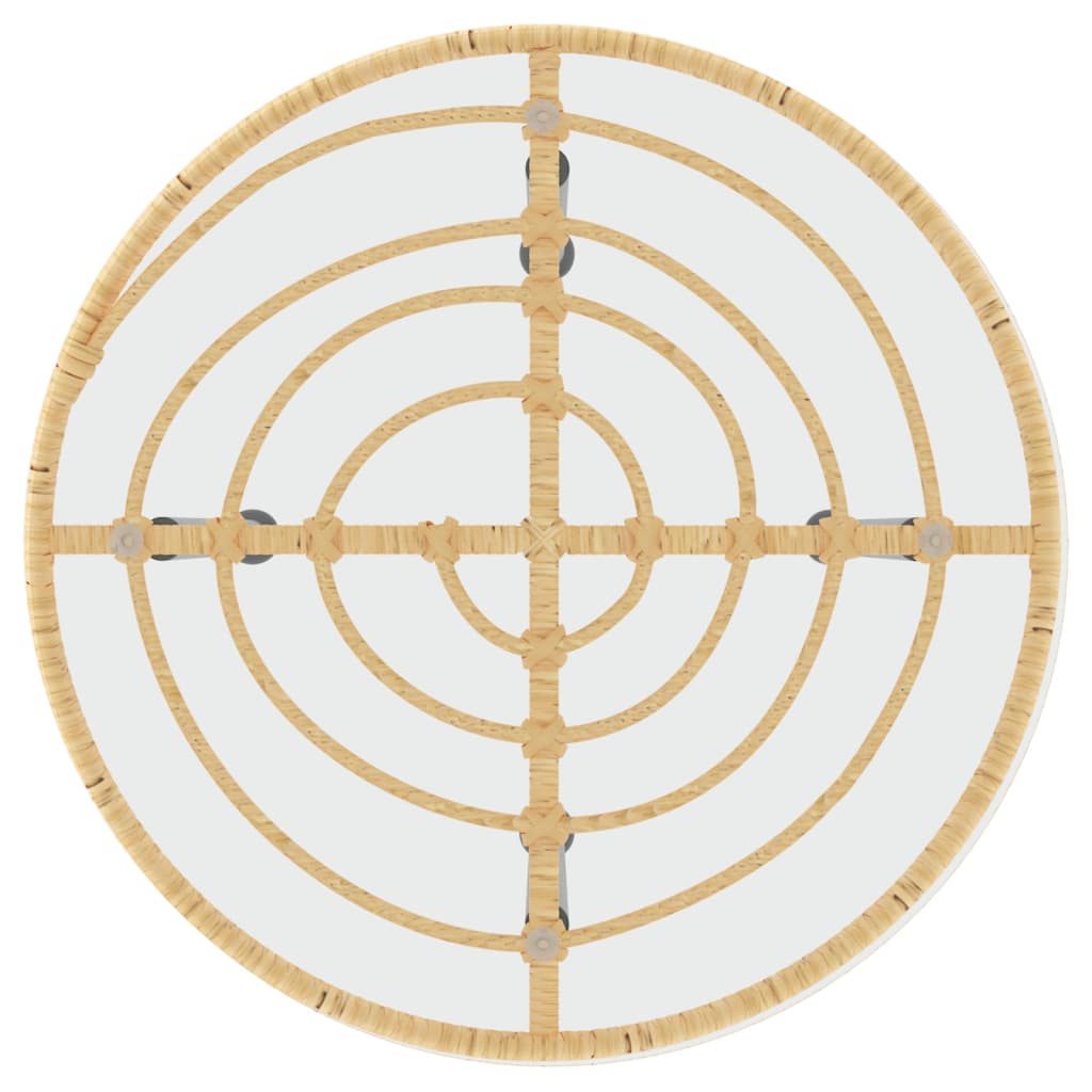 -Delige Tuinset Poly Rattan