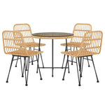 -Delige Tuinset Poly Rattan