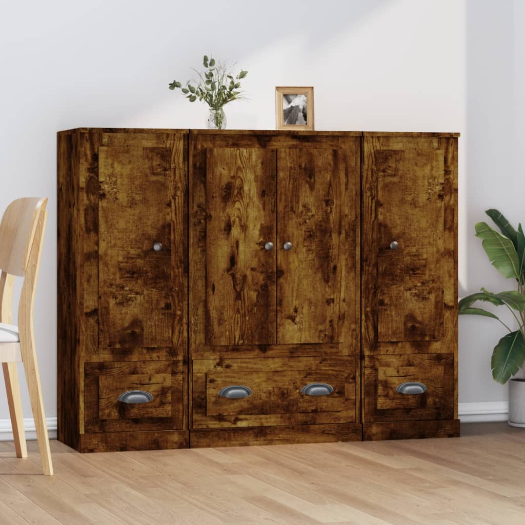 Hoge Kasten Bewerkt Hout