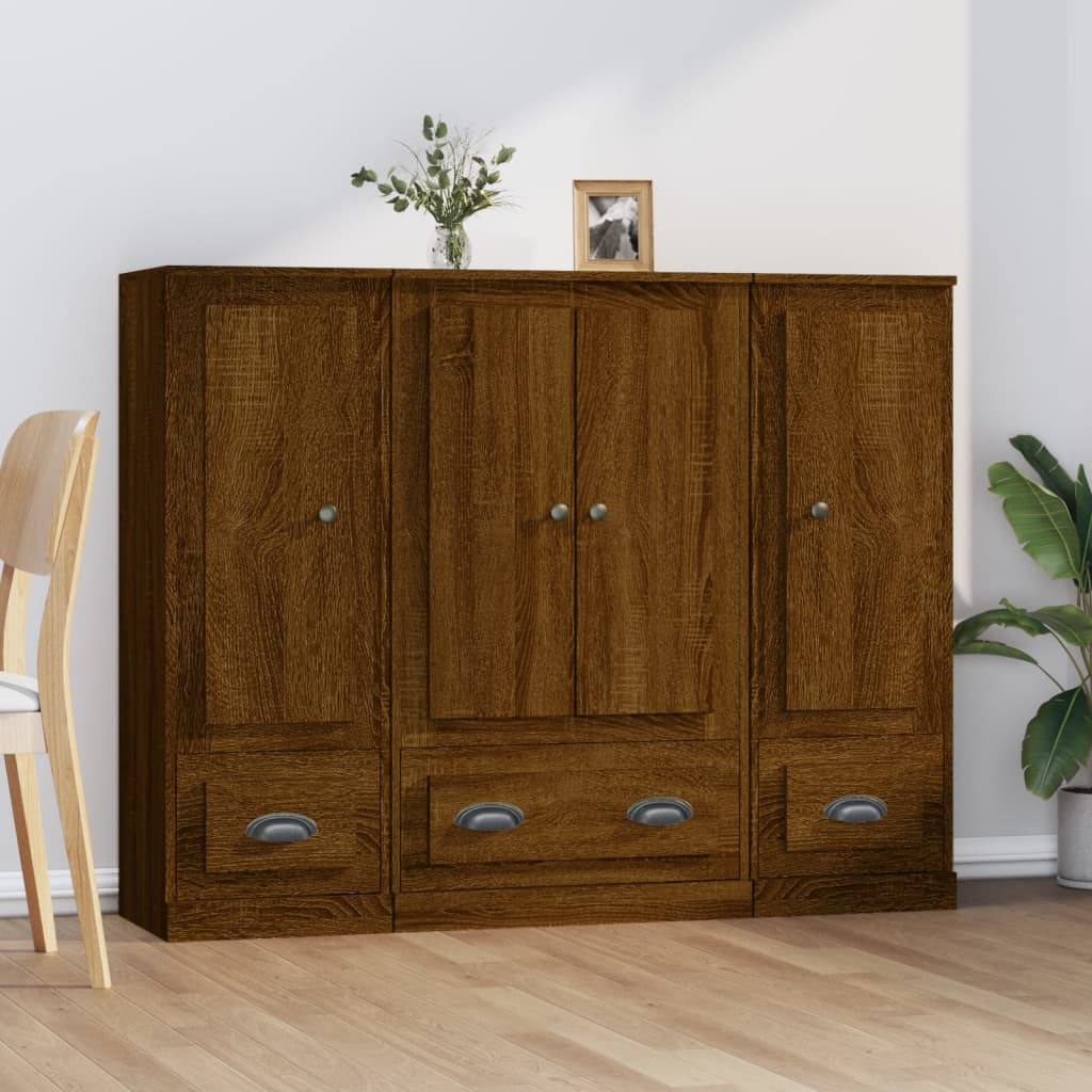 Hoge Kasten Bewerkt Hout