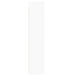Hoge Kast Bewerkt Hout Wit