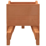 Plantenbakken Kruiwagen 2 St 47X15X19 Cm Massief Vurenhout