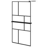 Inloopdouchewand Met Schap Esg-Glas Aluminium