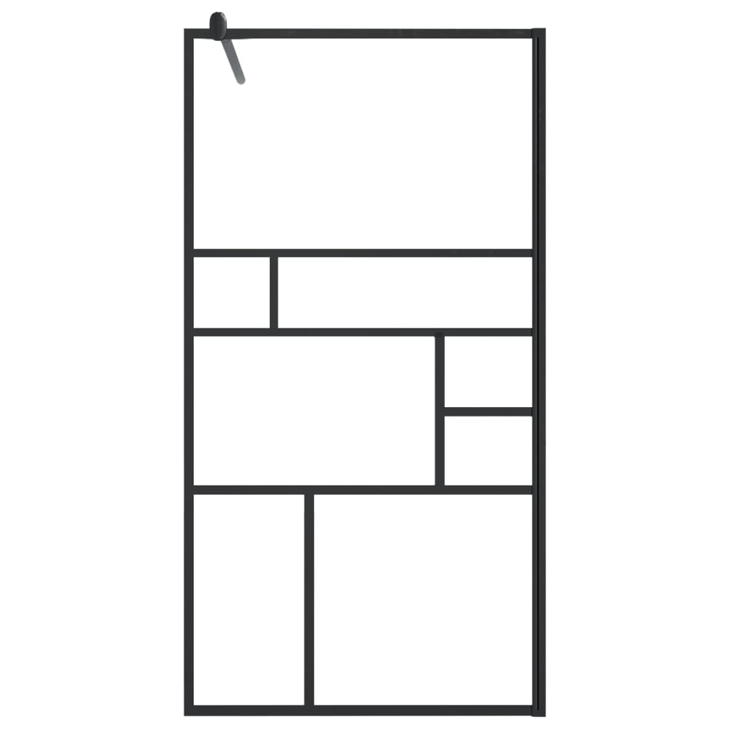 Inloopdouchewand Met Schap Esg-Glas Aluminium
