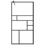 Inloopdouchewand Met Schap Esg-Glas Aluminium