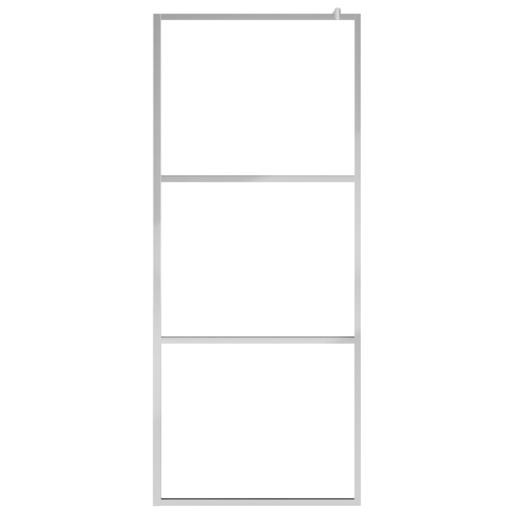 Inloopdouchewand Met Schap Esg-Glas Aluminium
