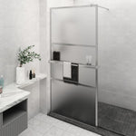 Inloopdouchewand Met Schap Esg-Glas Aluminium