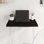 Tafelblad Behandeld Massief Eikenhout Donkerbruin