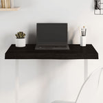 Tafelblad Behandeld Massief Eikenhout Donkerbruin