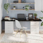 Tafelblad Behandeld Massief Eikenhout Donkerbruin