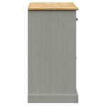 Dressoir Met Lades Vigo 113X40X75 Cm Massief Grenenhout