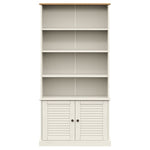 Boekenkast Vigo 85X35X170 Cm Massief Grenenhout