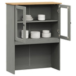Opzetkast Vigo 78X30X100 Cm Massief Grenenhout