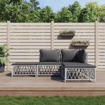 5-Delige Loungeset Met Kussens Staal