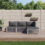 5-Delige Loungeset Met Kussens Staal