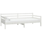 Slaapbank Zonder Matras 90X200 Cm Massief Grenenhout Wit